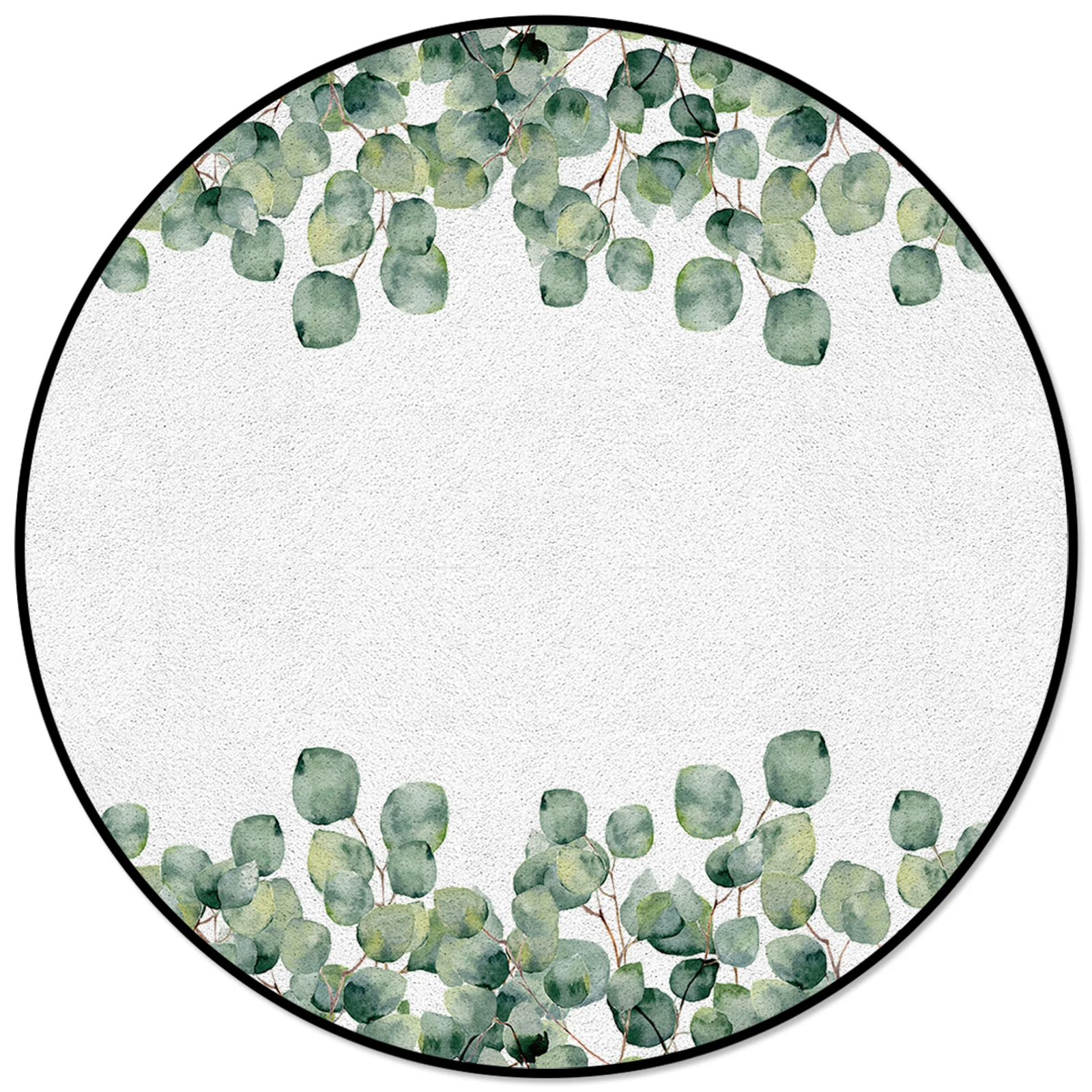 

Tropical Plants Eucalyptus Leaves Carpets For Living Room Home Decor Rugs For Bedroom Floor Mat Decoration Anti Slip Rugs