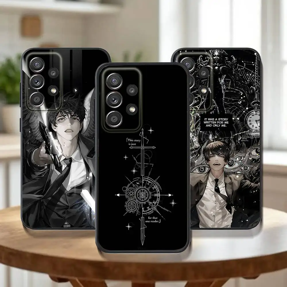 Фото Чехол для телефона O-Omniscient Reader Viewpoin для Samsung Galaxy A73,31,32,72,41,53,52,71,22,5G, Note, J7,8,9, мягкий черный чехол №1