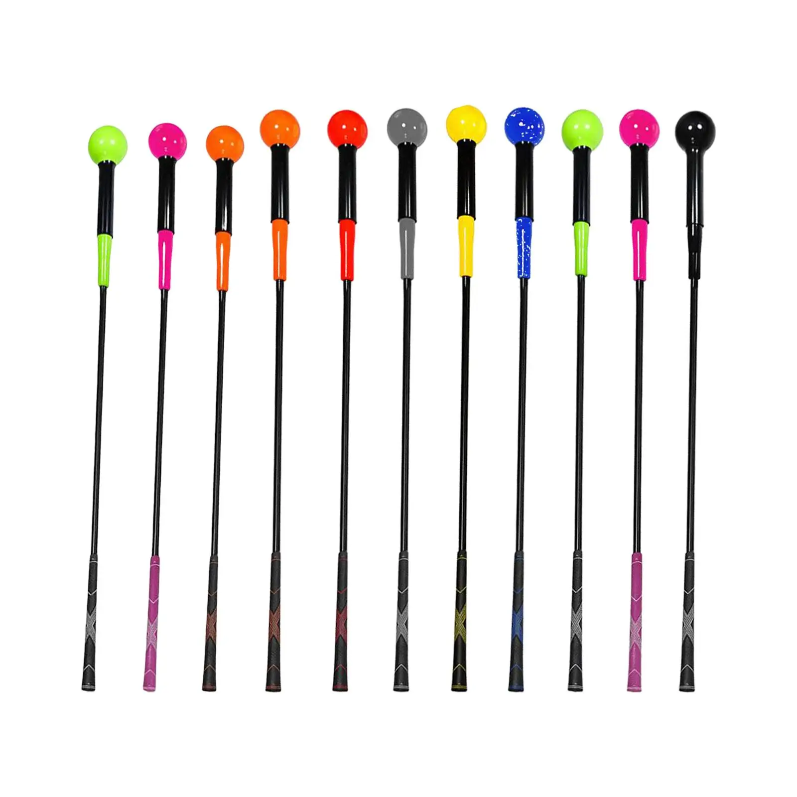 

Portable Golf Swing Trainer Aid Practice Strength Tempo Training Exercise Correct Posture Warm up Stick for Women Men Equipment