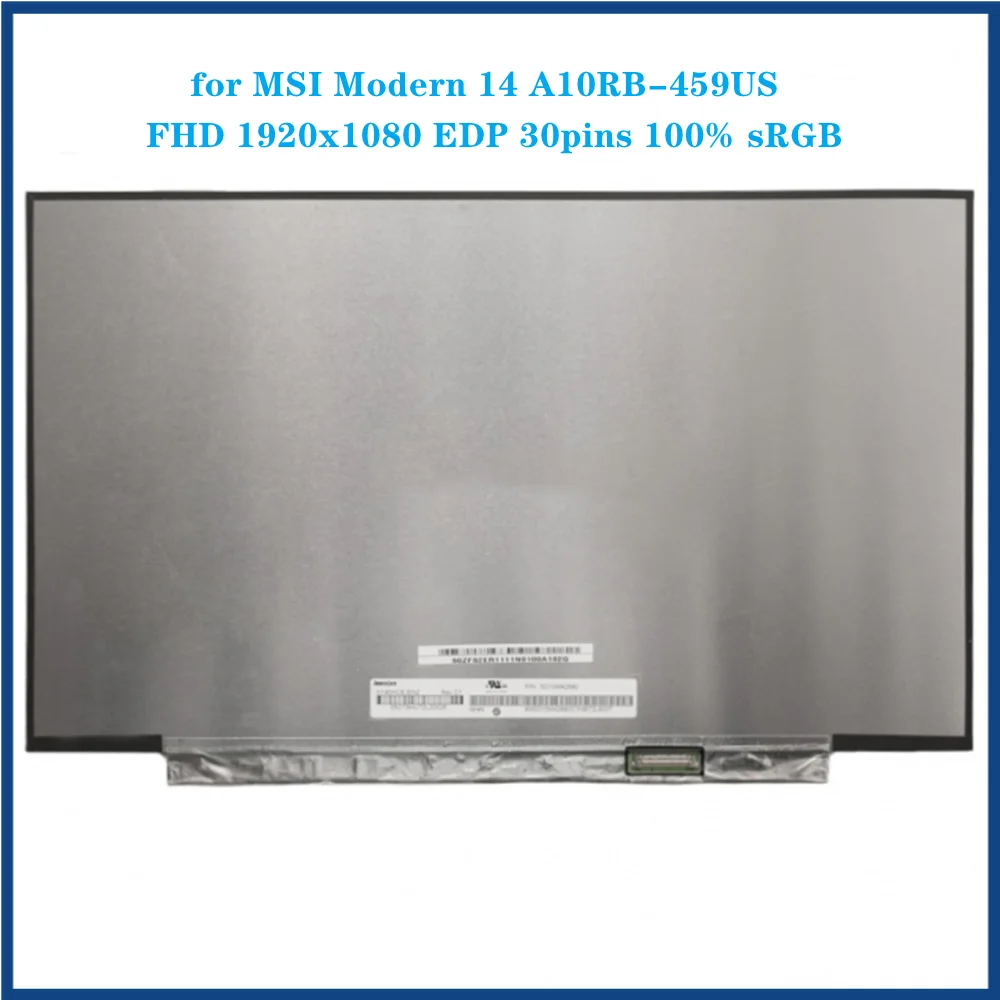 14- -  MSI Modern 14 A10RB-459US IPS   FHD 1920x1080 EDP 30- 100% sRGB