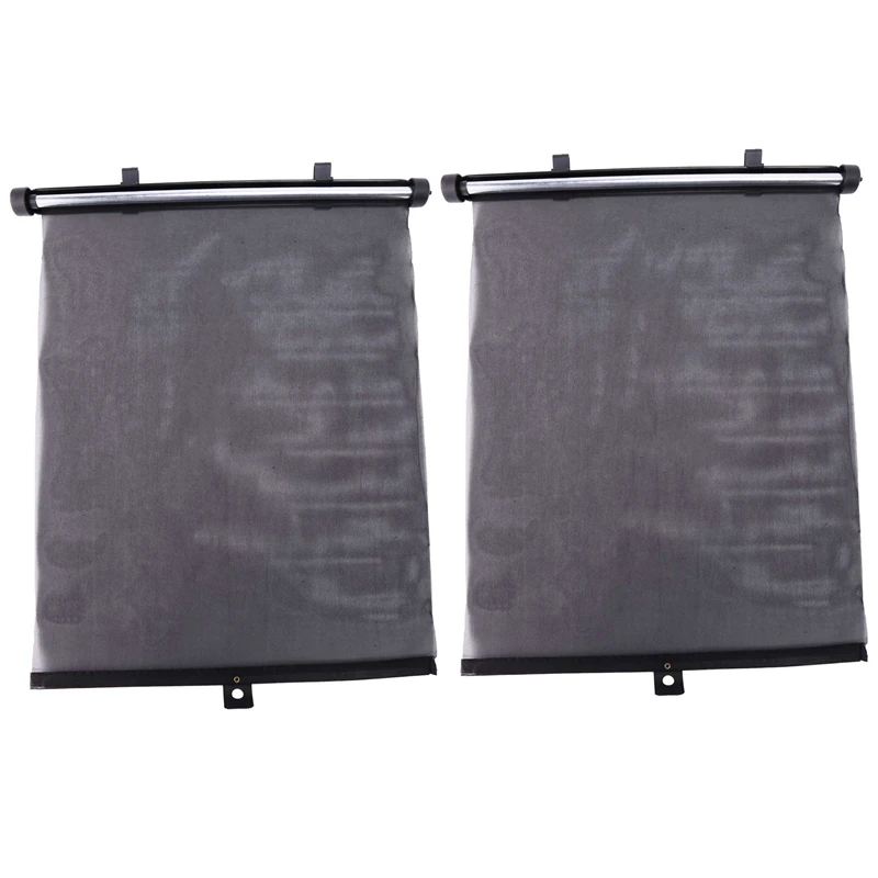 

Car Side Window Sun Shade [4 Pack] Universal Car Window Roller Shade, Retractable Car Sunshade For Side Window