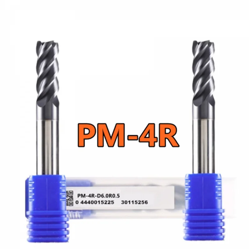

100% Original PM-4R-D6.0R0.2/PM-4R-D6.0R0.3/PM-4R-D6.0R0.5/PM-4R-D6.0R1.0 PM-4R ZCC.CT End Mills 4 Flute Corner Rounding End Mil