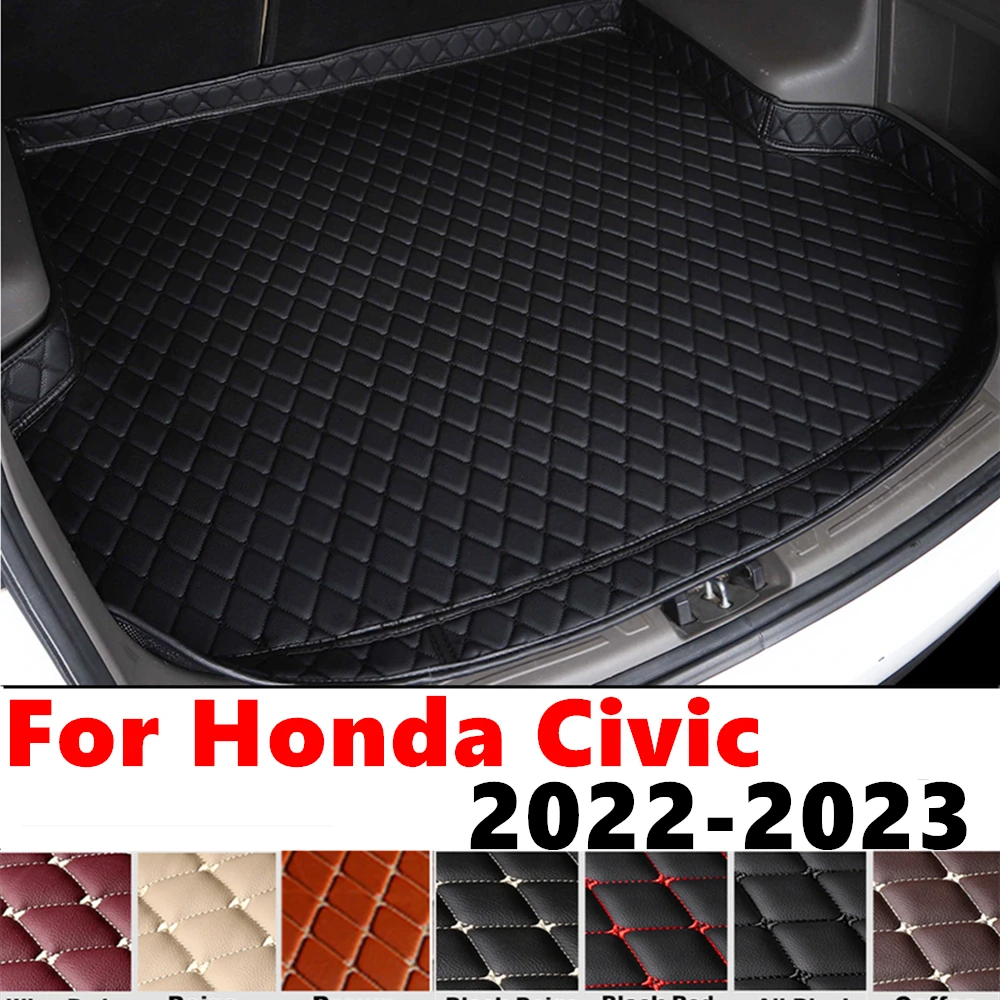 Высокий боковой коврик в багажник автомобиля для Honda Civic 2023 2022 XPE защитный чехол