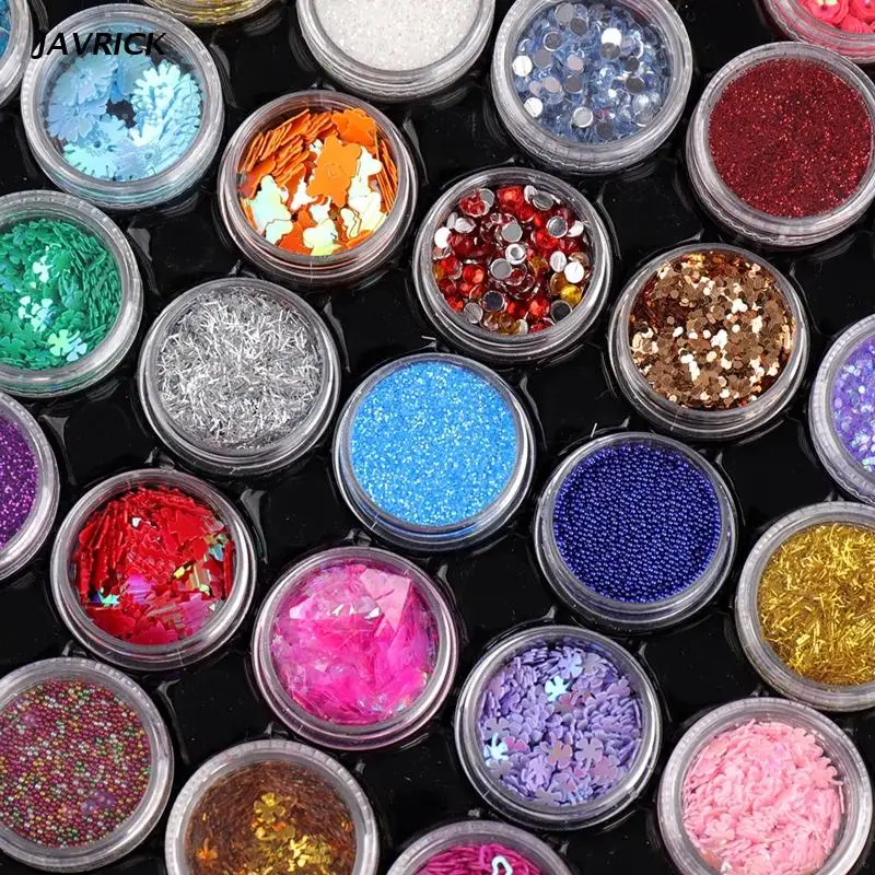 

36 Colors Fluorescent Glitter Sequins Glitter Epoxy Resin Filling Various Mixed Color Glitter Sequins DIY Jewelery Making