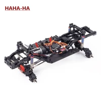 313mm wheelbase chassis with differential locking portal axle highlow transmission for 110 rc crawler traxxas trx4 upgrade