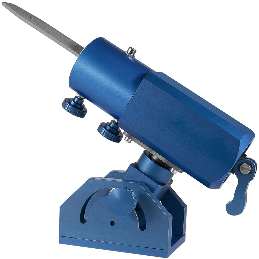 

Chuang Qian Upgrade Triaxial Blade Vise Triaxial Knife Vise Blue Professional Tool With 180 360 degrees Swivel Base