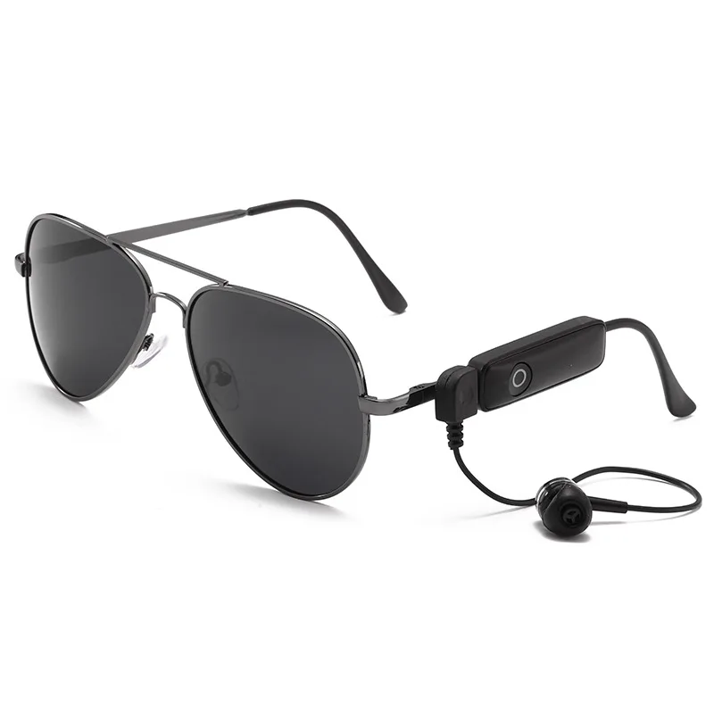 cheap New smart stereo Bluetooth glasses retro glasses Polarized Sunglasses listening to music phone driving glasses