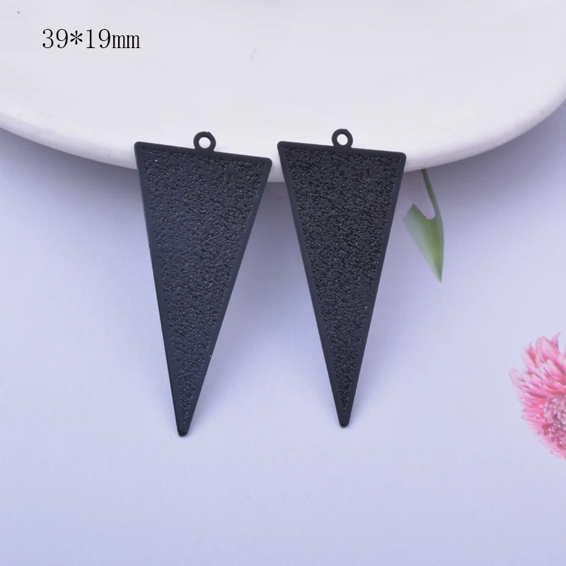 6 шт латунные круглые серьги-подвески |