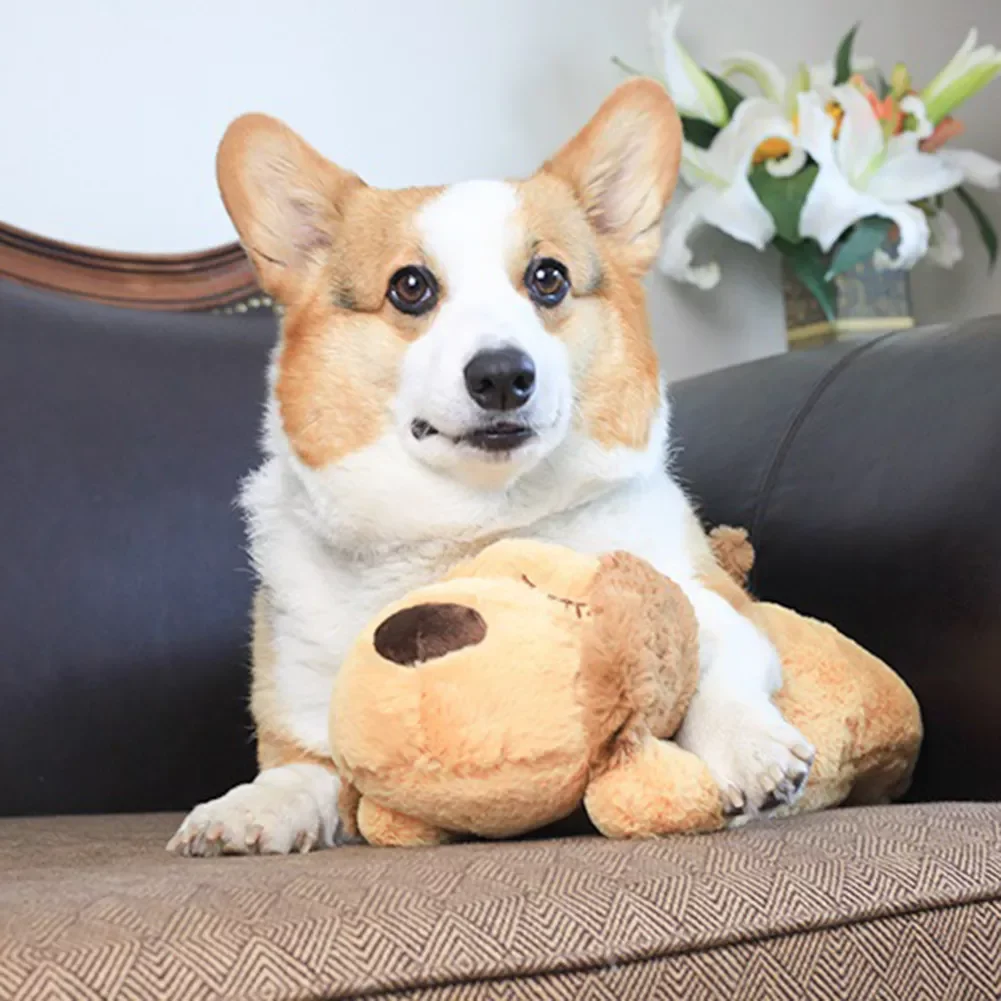

2023NEW Pet Plush Heartbeat Doll Toy Anxiety Companion Interactive Imitating Heartbeat Decompression Plush Toy Dog Supplies