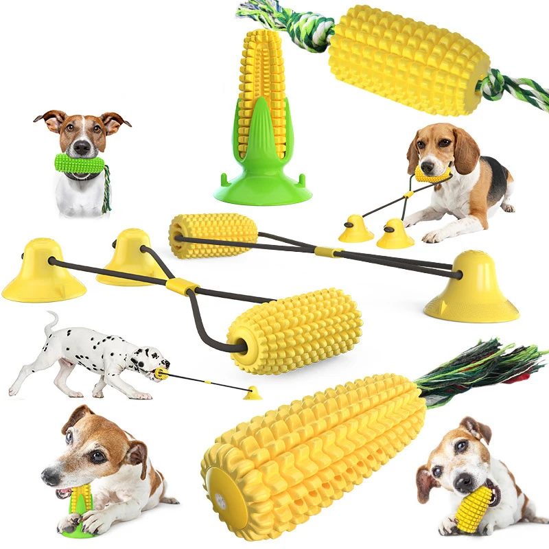 

Pet Dog Chew Toy For Aggressive Chewers Treat Dispensing Rubber Teeth Cleaning Toy Squeaking Rubber Resistance To Bite Dog Toy