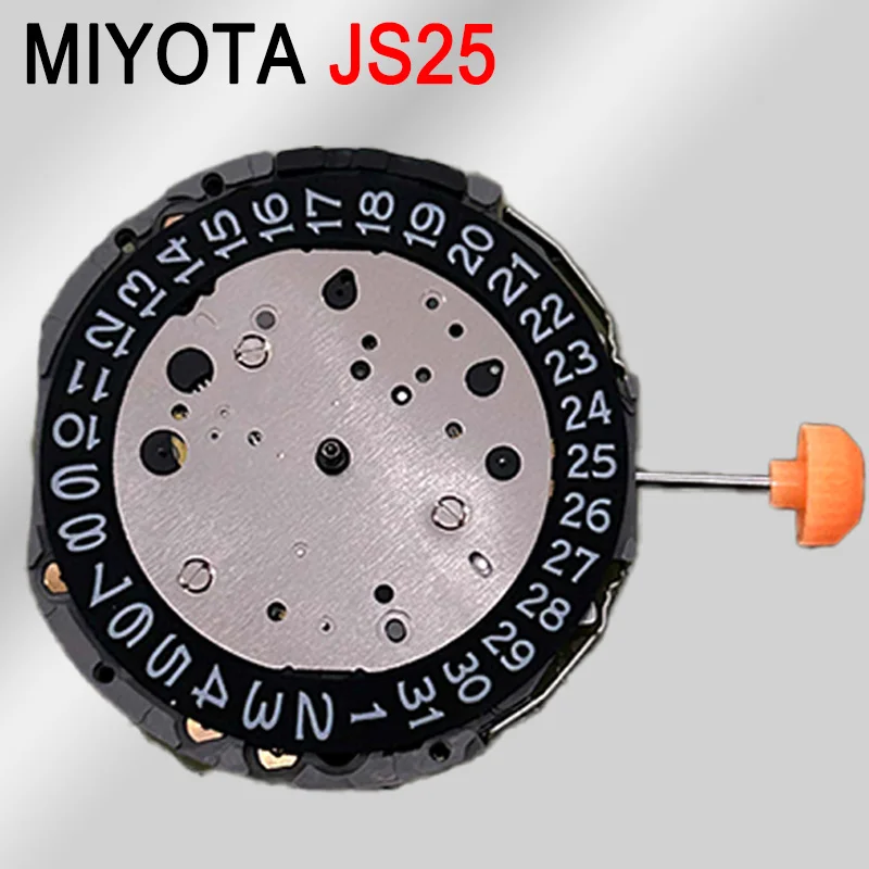 Фото Miyota JS25 Кварцевый механизм 3 часа Белый/Черный Календарь Автоматический механизм с датой Аксессуары для часов Электронный механизм №3