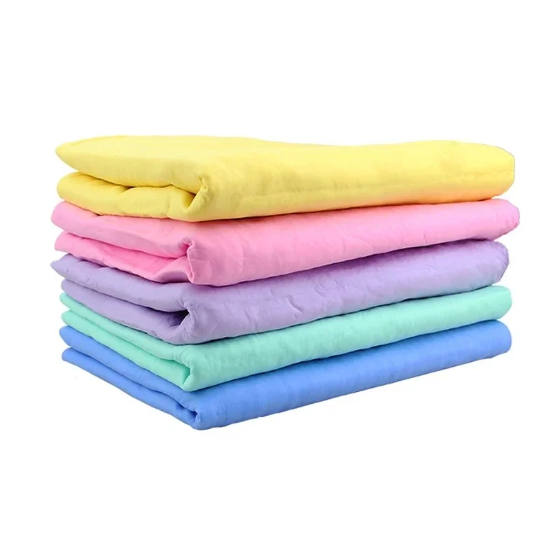 Сильное впитывающее полотенце из кожи оленя волшебное для мойки автомобилей 43x32