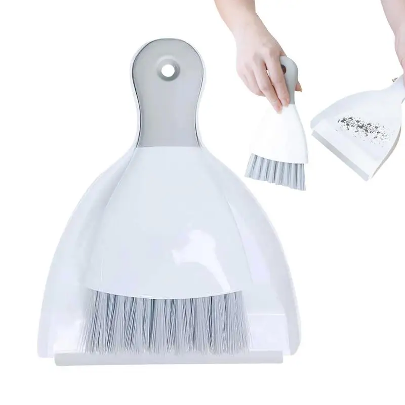 

Mini Dustpan And Brush Set Car Interior Desktop Sweeping Dust Pan Combo Automotive Home Sweeping Brush And Dust Pan For Study