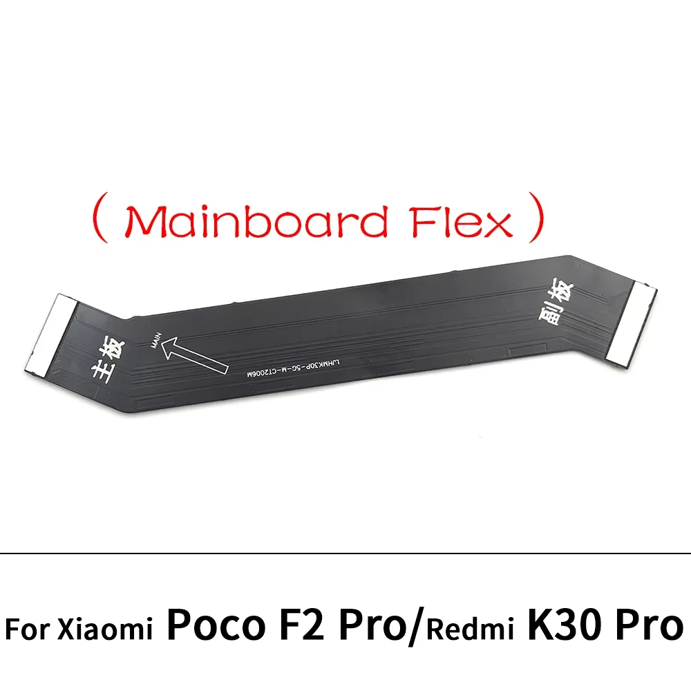 Фото 10 шт./лот, основной гибкий кабель для Xiaomi Mi A3 F2 Pro/K30 Pro/Mi 9 Mi9 Lite, подключение материнской платы к ленте ЖК-экрана №5