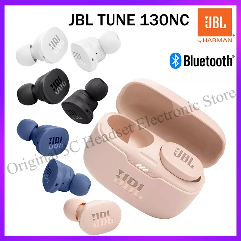 

Original JBL TUNE 130NC True Wireless Earbuds Bluetooth Earphone Bass Sound Gaming Headset Active Noise Cancelling Headphones