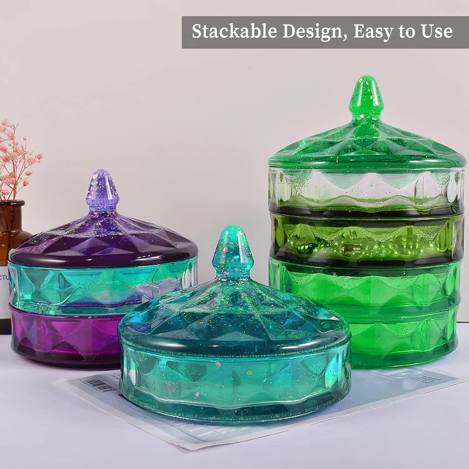 Силиконовая форма для литья эпоксидной смолы