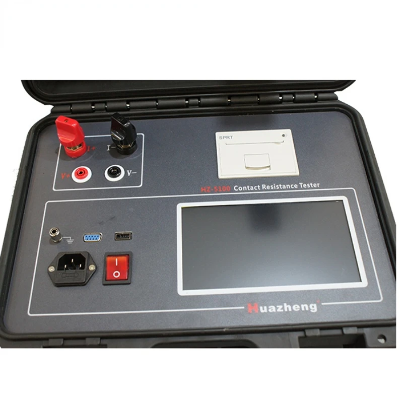 Измеритель сопротивления контактов высоковольтного распределительного устройства ручной пробой переключателя автоматической выключателя 100A Цена On.