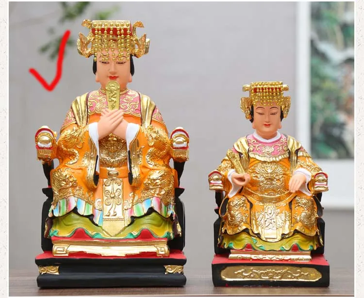 39 см большая Юго-Восточная Азия домашний храм эффективное золотое покрытие