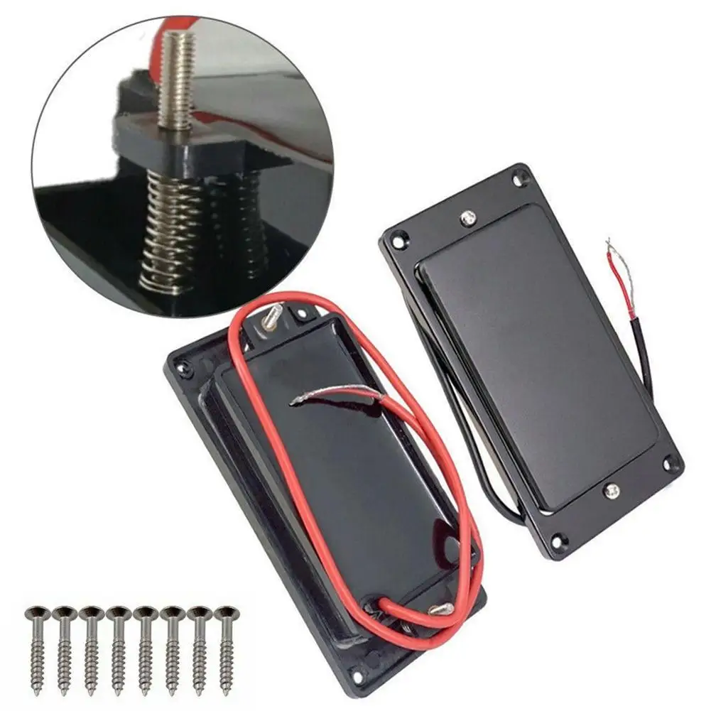 

2 Pcs Electric Guitar Pickup Humbucker Neck Bridge Double Coil Pickup Humbucker For Lp Electric Guitar Music Instrument Parts