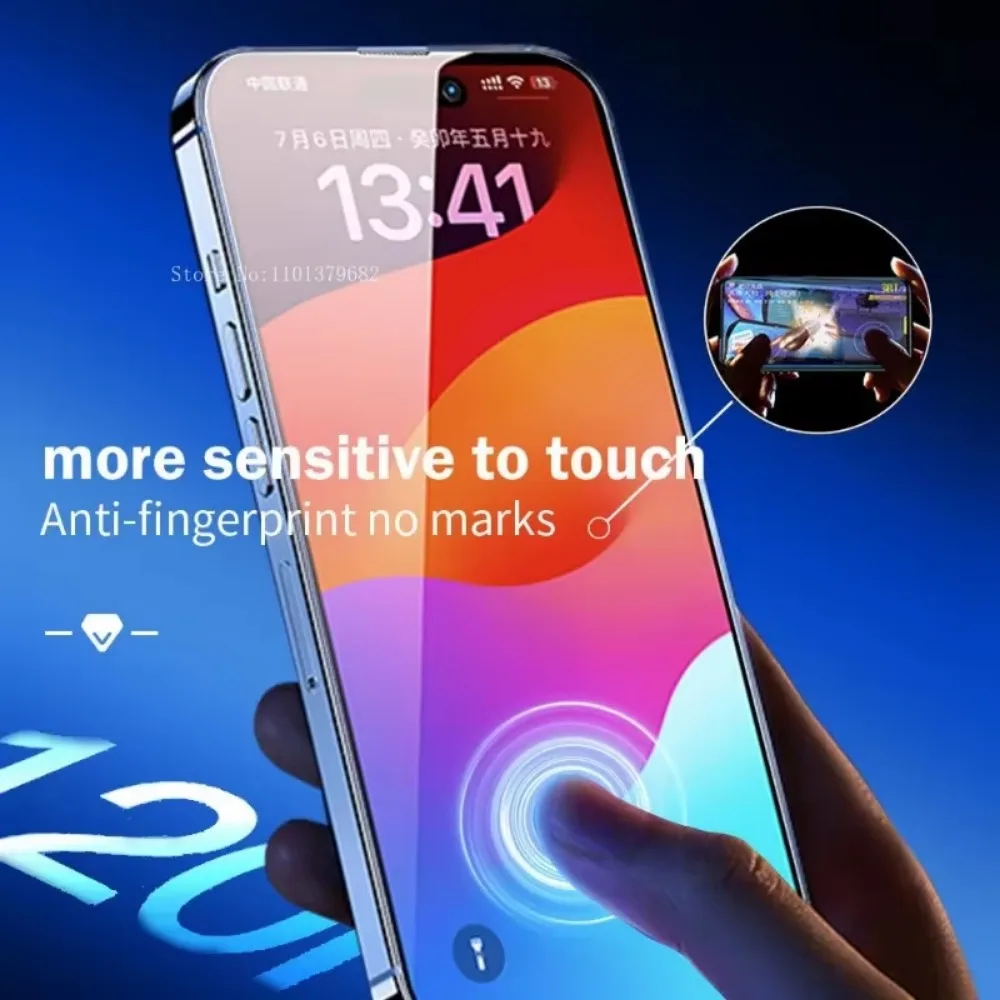 3 шт. стеклянная защитная пленка для смартфона iphone 16 15 14 Plus экрана телефона 13 Pro 12 11