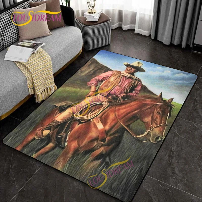 Коврик Джон Уэйн для гостиной и спальни ковер с изображением американского