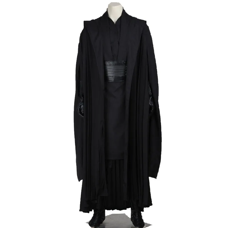 

Halloween Carnival Clone Wars Maul Cosplay Costume Custom Made Black Samurai Outfit