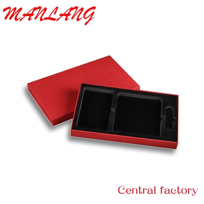 Роскошная картонная Магнитная Складная Подарочная коробка с застежкой-лентой