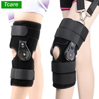 tcare knee brace support adjustable pain hinged brace knee support joint orthosis ligament sport injury splint sport knee pads