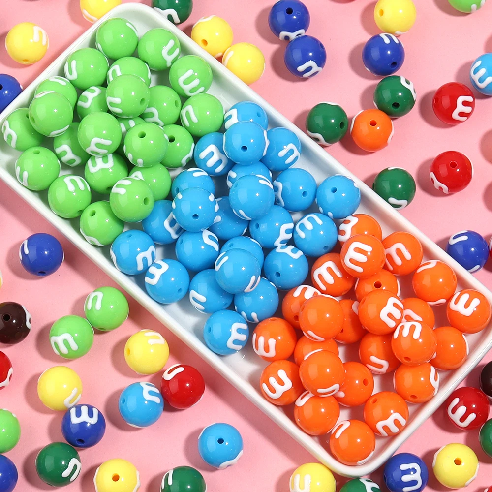 10 шт. акриловые Круглые бусины 14 мм