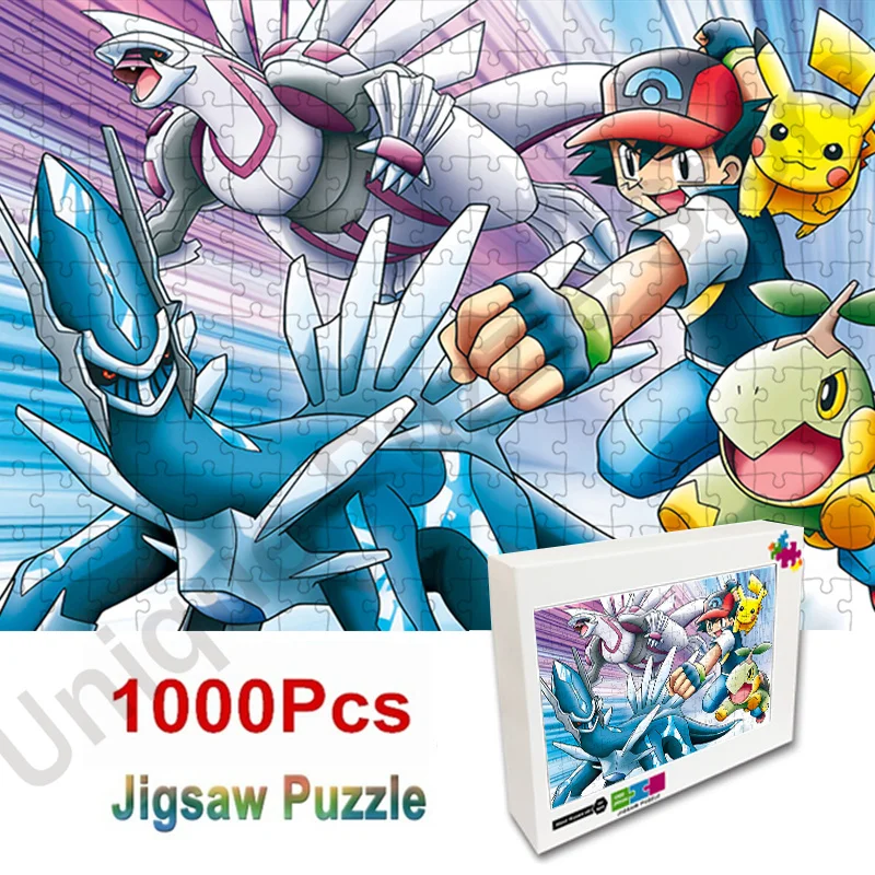 

Anime Pikachu Jigsaw Puzzle 35/300/500/1000Pcs Diy Puzzle for Adults Gift Personalized Gift Toys with Box Birthday Creative Gift