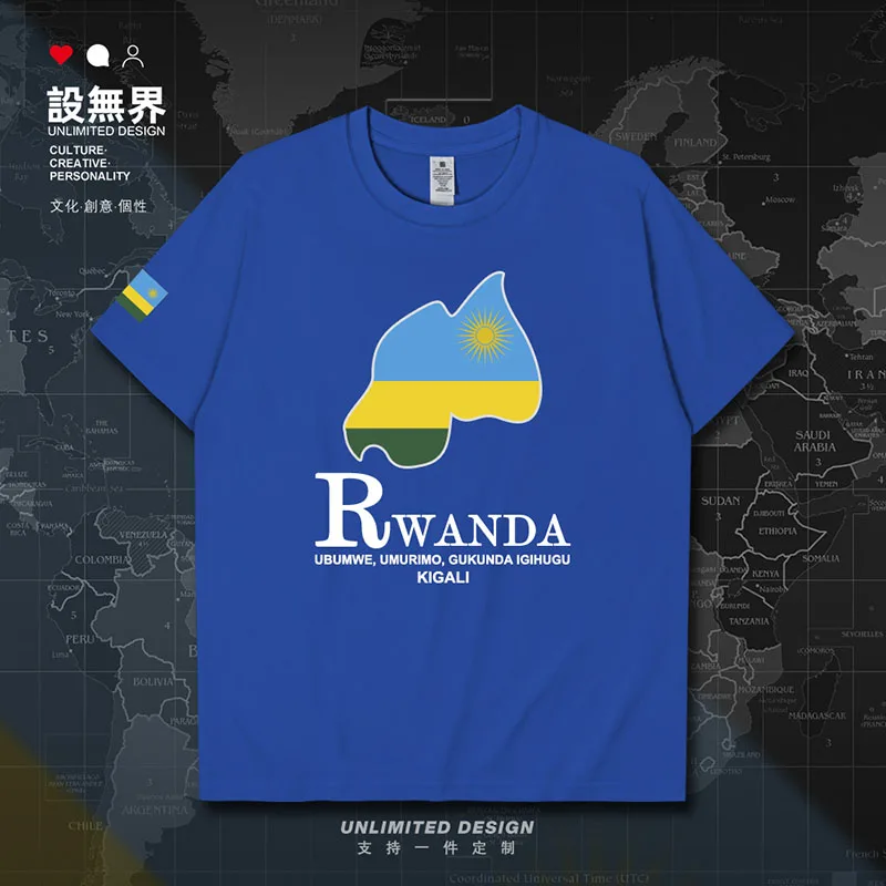 Руанда Rwandan Rwandese RWA Map мужская футболка спортивные залы модные топы повседневная