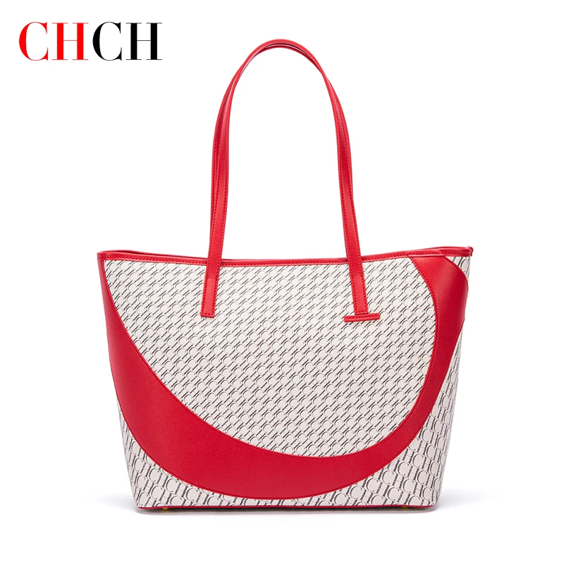 CHCH Large Capacity Vintage Women Handbags PVC Fashion  Brand Shoulder Bags Ladies Totes Women Messenger Bag
