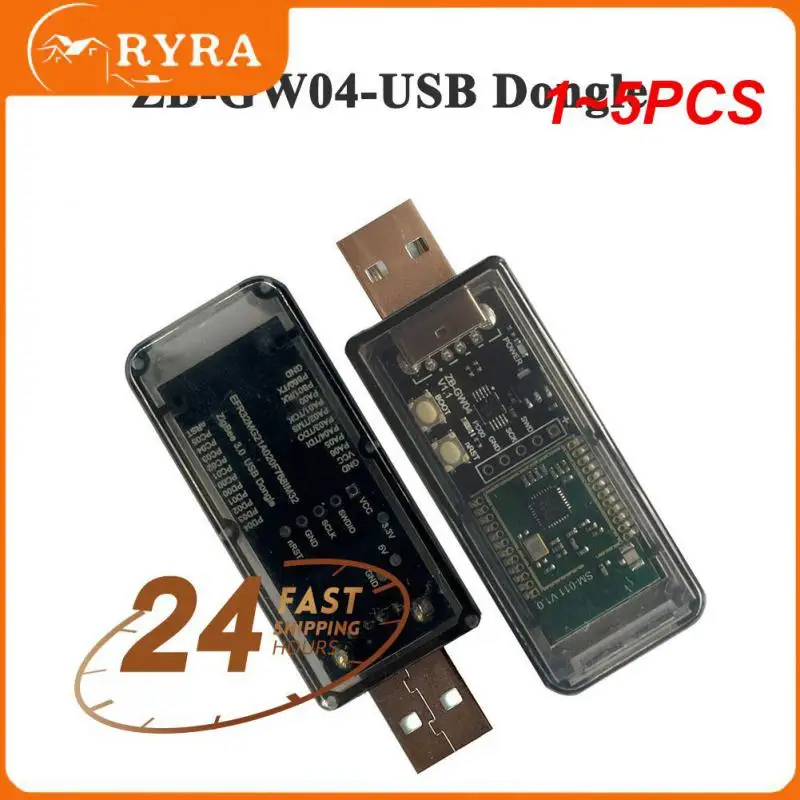 

1~5PCS ZigBee 3.0 ZB-GW04 Silicon Labs Universal Gateway USB Dongle Mini EFR32MG21 Universal Open Source Hub USB Dongle