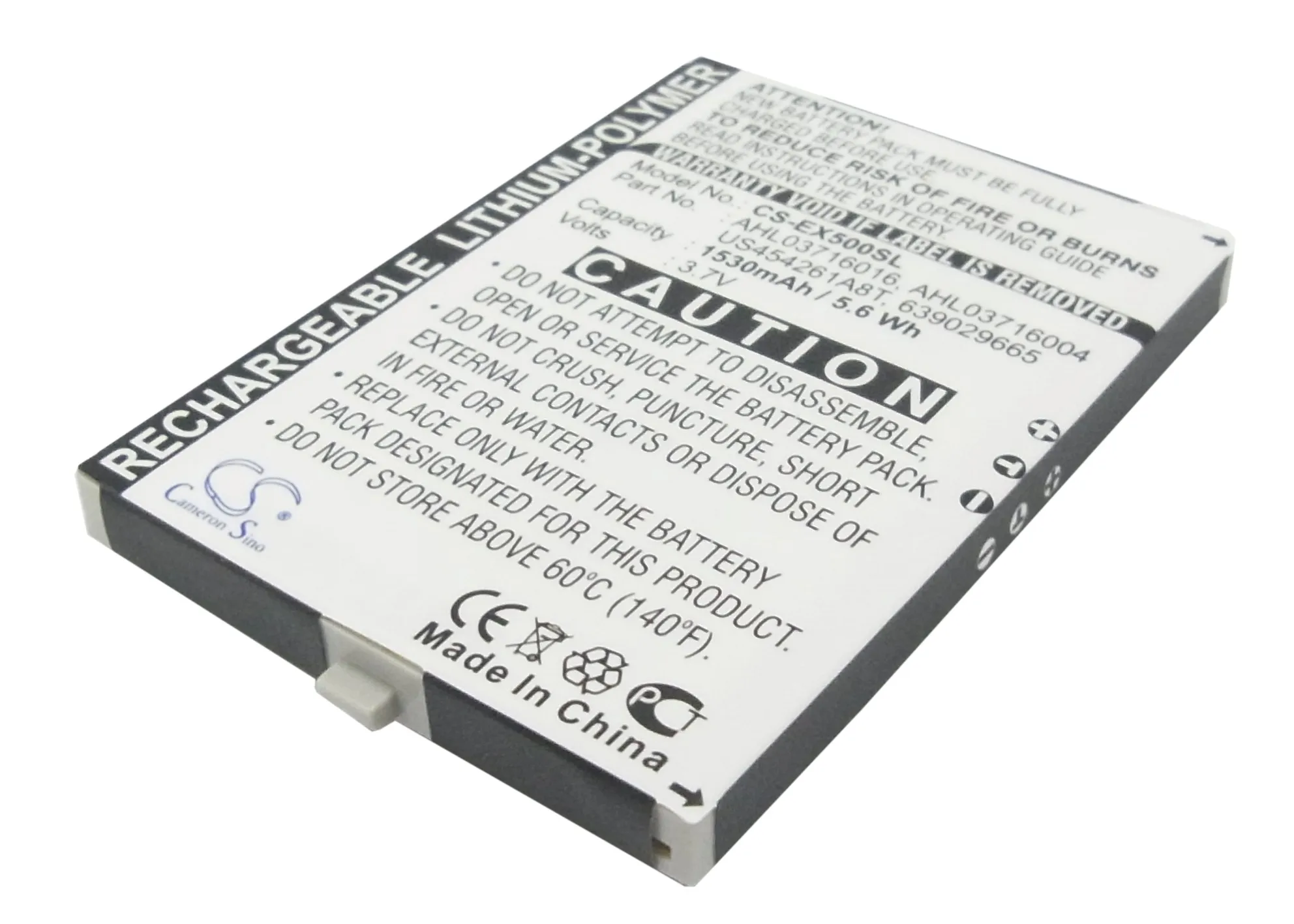 

CS 1530mAh/5.66Wh battery for E-TEN glofiish M700,X500+,X600,X610,X650 369029665,49004440_X500,AHL03716016,US454261A8T