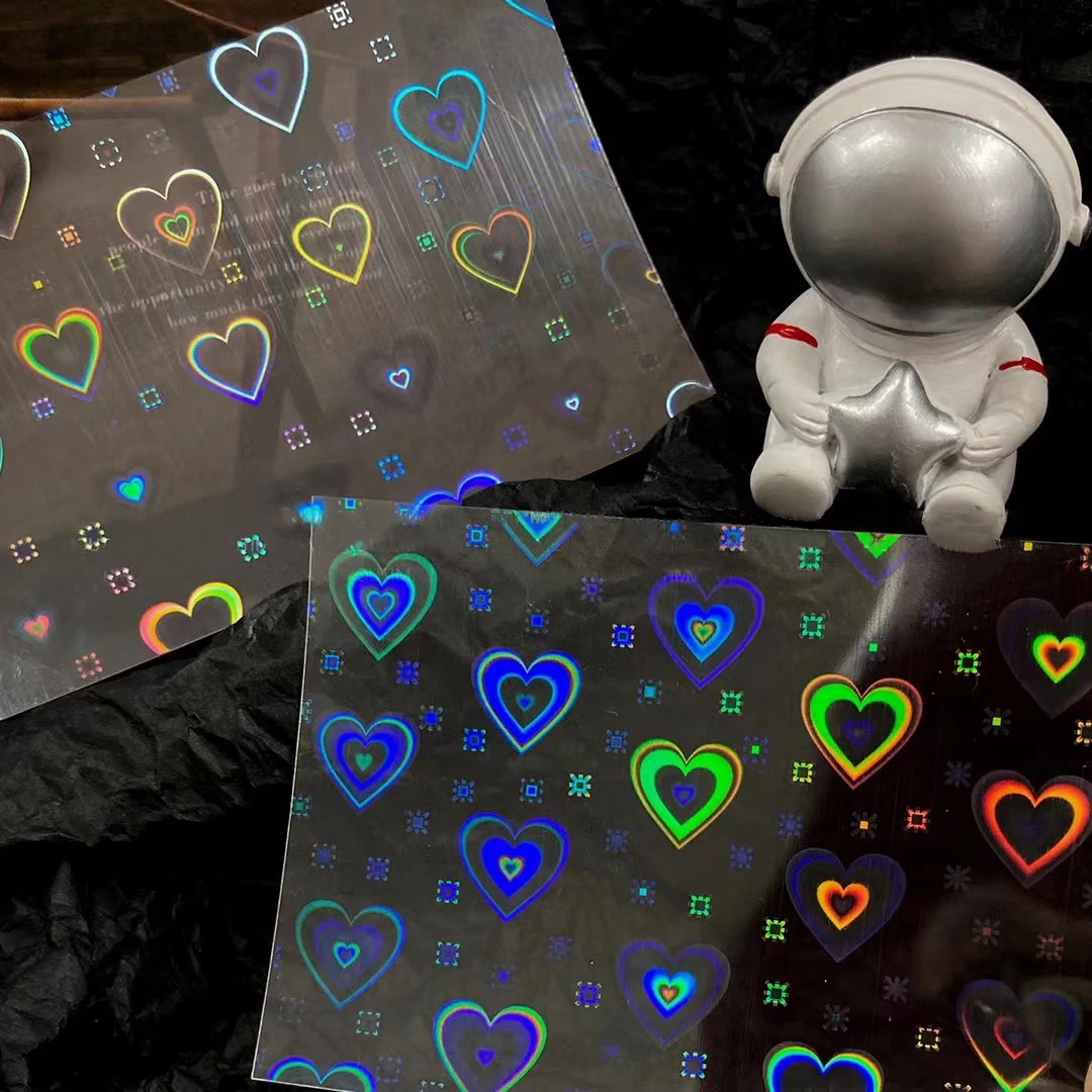 Лазерная подсветка в форме сердца для ногтей новогодний луч милая светящиеся