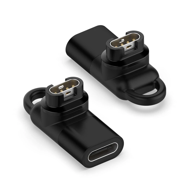 

Type-C to 4pin Charging Adapter with Micro USB Female to Type-C Male Convertor Compatible with Fenix 5/5S/5X/6/6S/6X E8BE