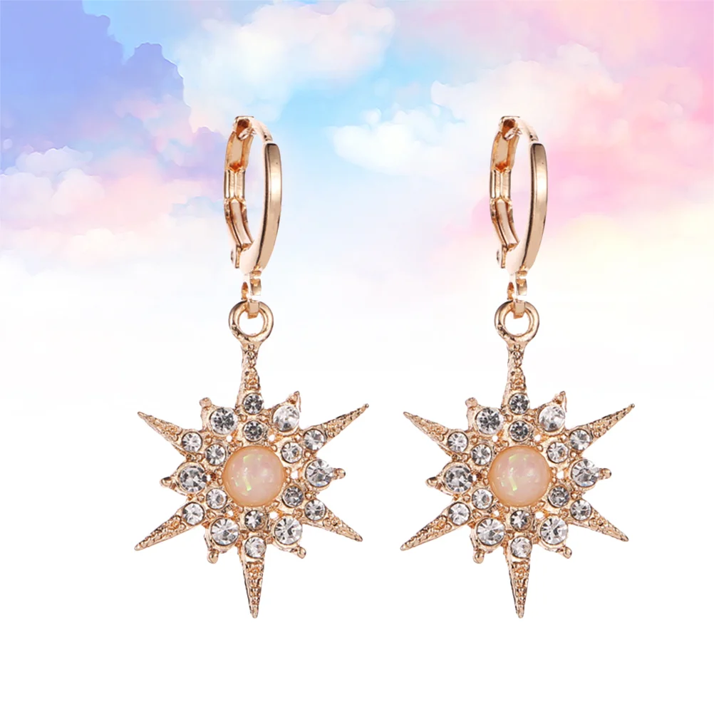 

Earrings Cubic Pierced Zirconia Silver Sterling Crystal Drop Cz Dangle Square Diamond Ear Hoop Circle Flower Golden Bridal