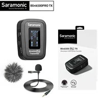 saramonic wireless transmitter blink500 pro tx or rx 2 4ghz for blink500 pro receiver built in mic and 3 5mm micline input
