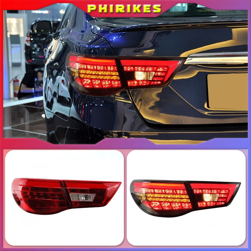Светодиодный задний фонарь DRL + тормоз + Парк + сигнал Стайлинг автомобиля для Toyota Reiz Mark X светодиодный задсветильник s 2010 2011 2012 Mark X