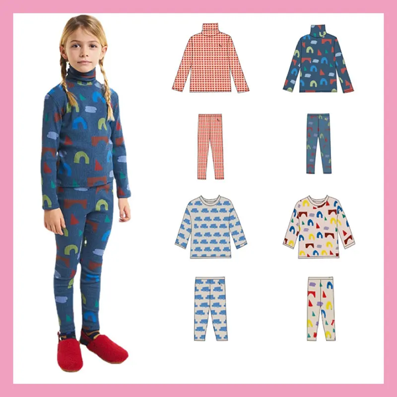 

XierBaby 2022 BC Toddler Girls Causal Sets Children Boys Brand Clothes Sets Genderless Fashion Designer Autumn