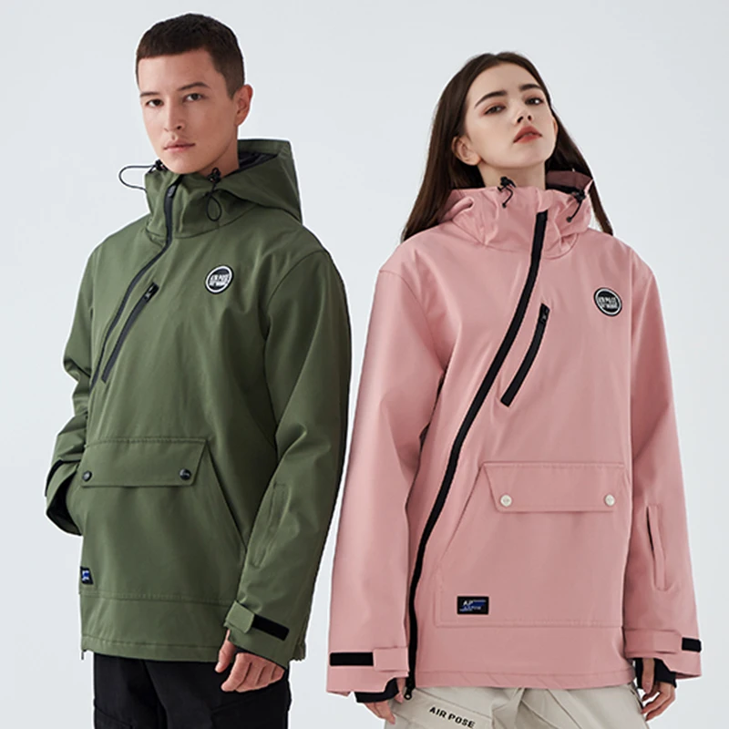

Hooded Men Ski Jacket Snow Coat Winter Outdoor Sport Warm Windproof Mens Mountain Man Heat Top Clothes Snowboard Outerwear