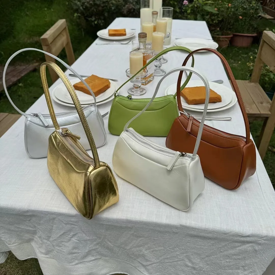 Простая летняя Милая женская сумка на одно плечо с макароном из мягкой овчины