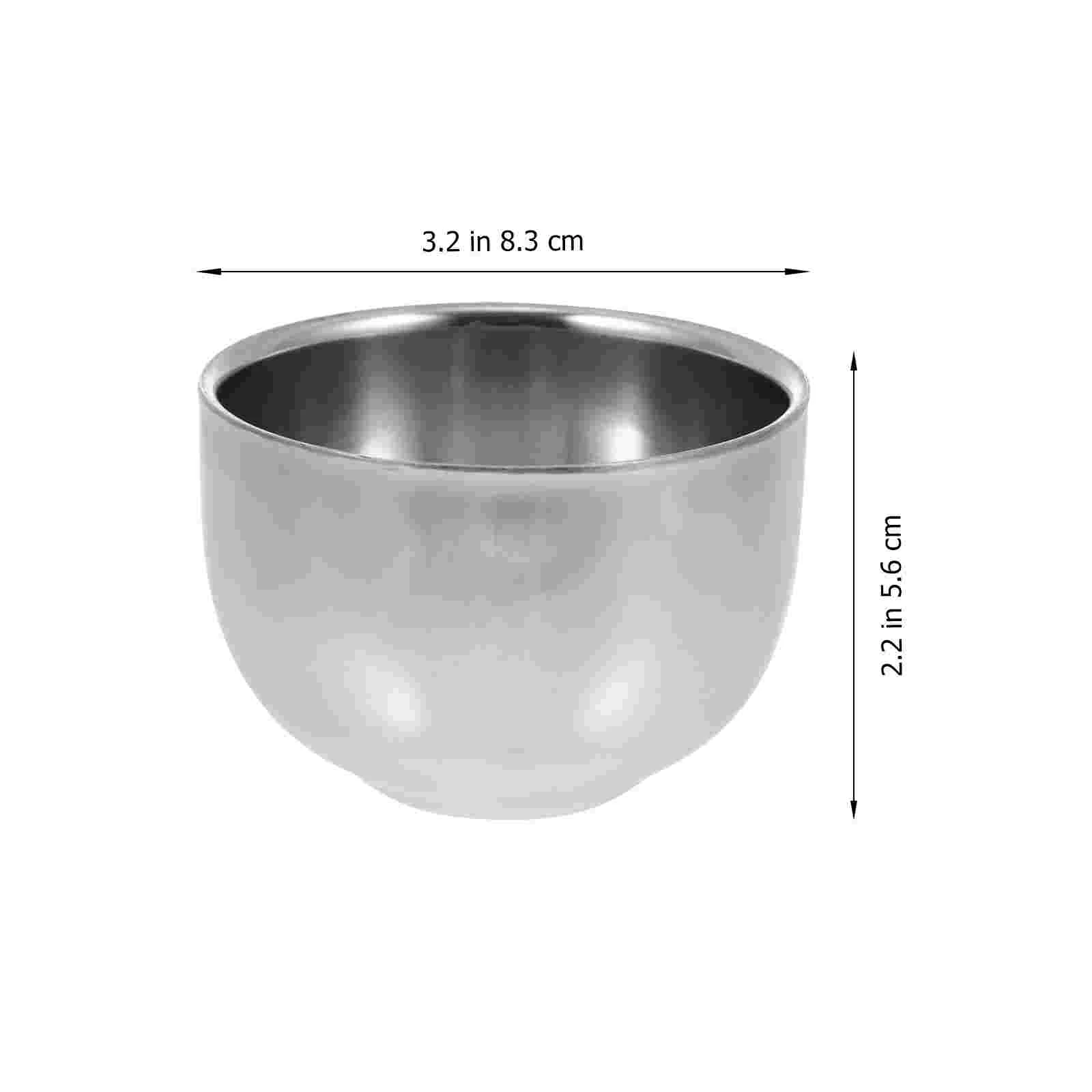 

Cups Stainless Steel Tea Cup Camping Mug Metal Water Drinking Coffee Espresso Shot Double Japanesesakesmall Wall Gift