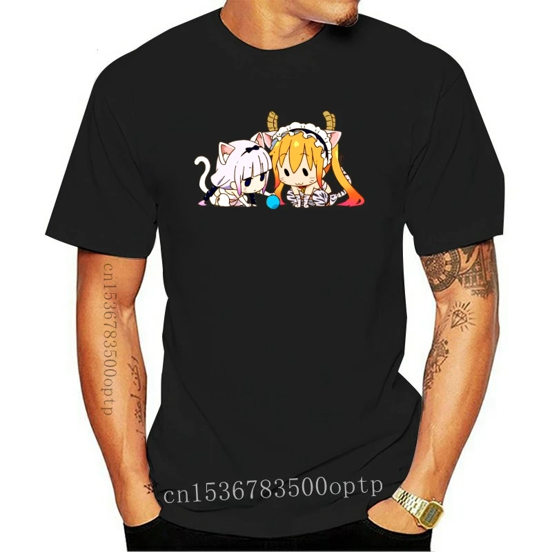 

2022 футболка из аниме Miss Kobayashi Dragon Maid KannaKamui одежда Kawaii топ с принтом женская футболка хлопковая свободная футболка унисекс