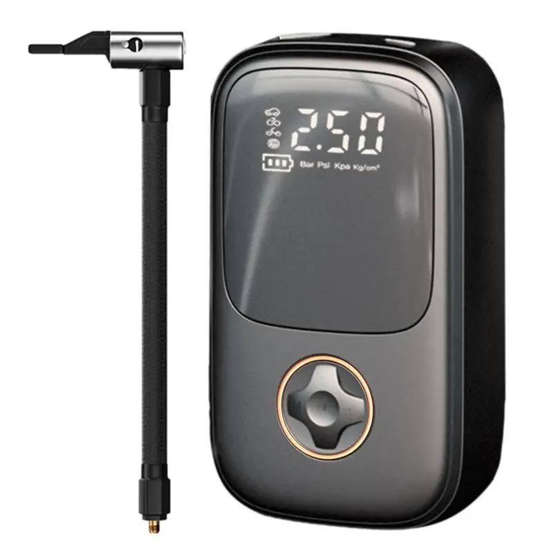 

Портативный автомобильный воздушный компрессор, электрический беспроводной насос для шин с функцией автоматического отключения