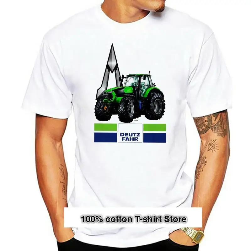 

Трактор Deutz Fahr, белая рубашка для мужчин (1)