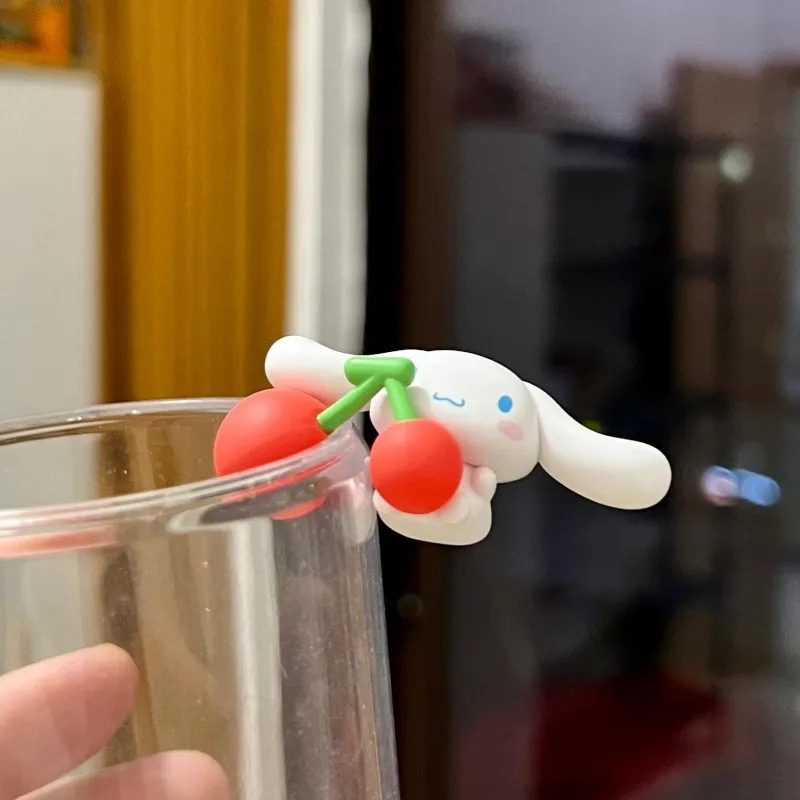 Sanrio персонажи слепая сумка вишневая чашка с фруктами подвесная серия