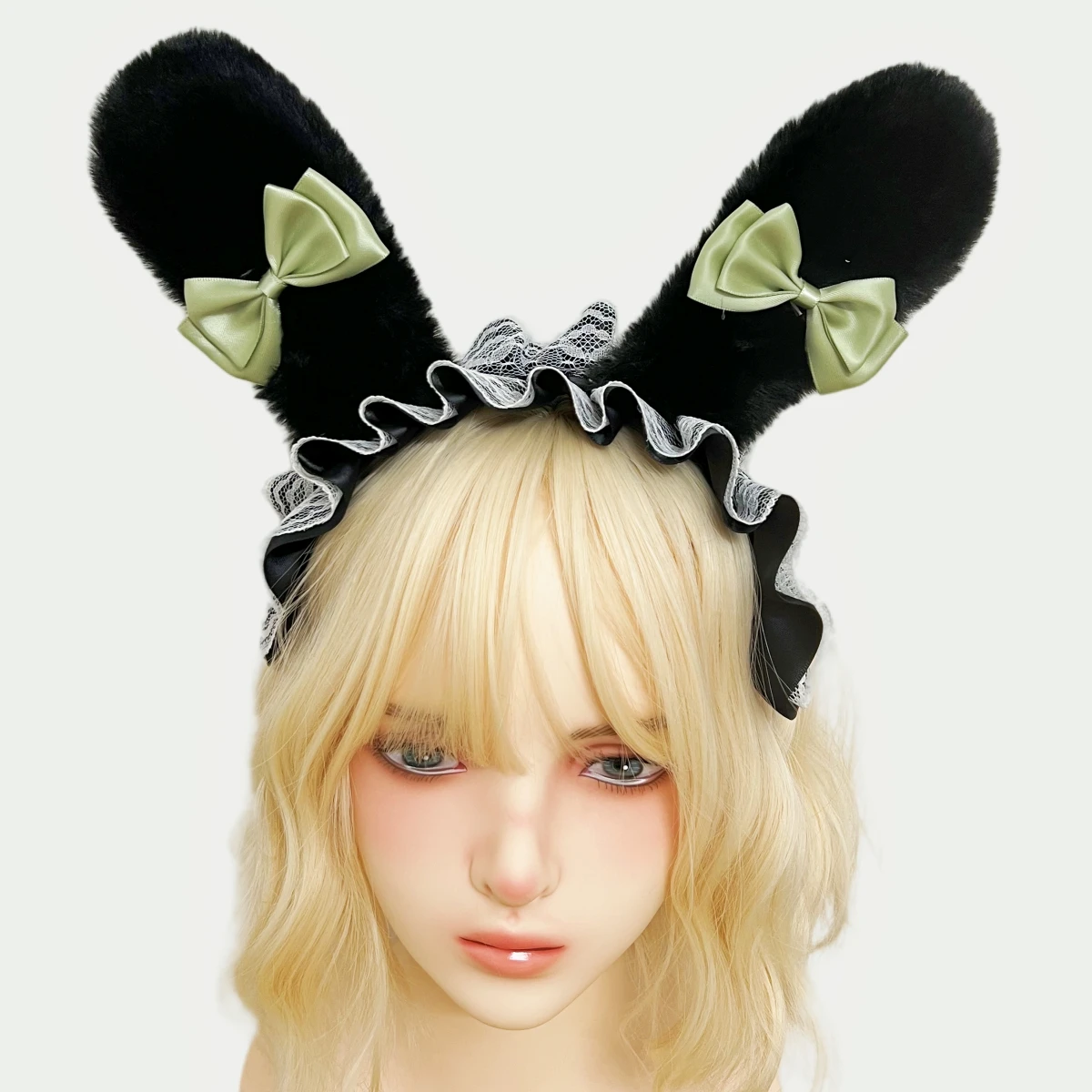 Ободок для волос в стиле аниме лолита косплея на Хэллоуин искусственный пушистый