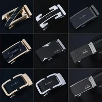 fashion luxury alloy automatic pu belt buckles for mens business leatherwaist belts for men pants buckles ratchet accessories