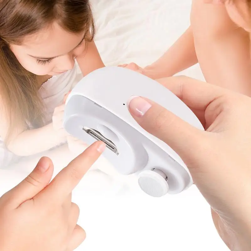 Автоматические кусачки для ногтей со светодиодной подсветкой перезаряжаемые